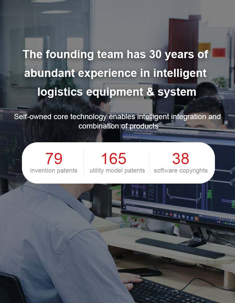 THE FOUNDING TEAM HAS 30 YEARS OF ABUNDANT EXPERIENCE IN INTELLIGENT LOGISTICS EQUIPMENT & SYSTEM