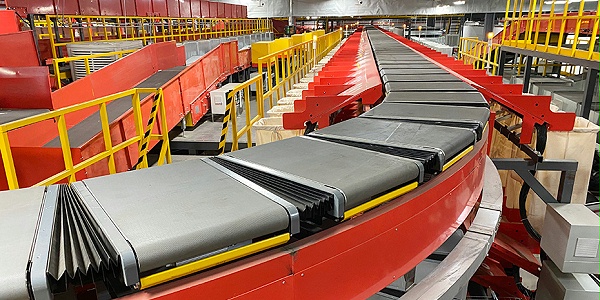 Ring cross tape sorter system